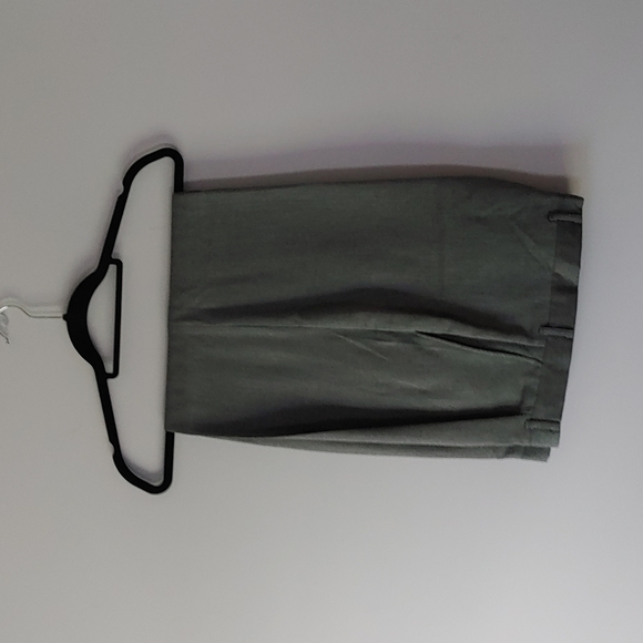 City Streets Vintage Gray Pleated Dress Pants Striped 33x30Slacks - Picture 3 of 6